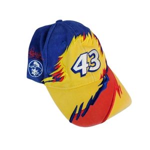 NASCAR Richard Petty Norton Racing Gear Color Splash Block Vintage 90's Hat OS